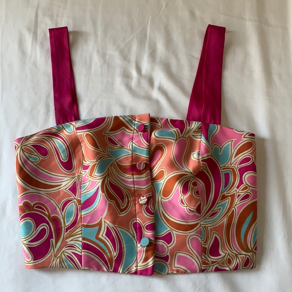Zara cropped tank top